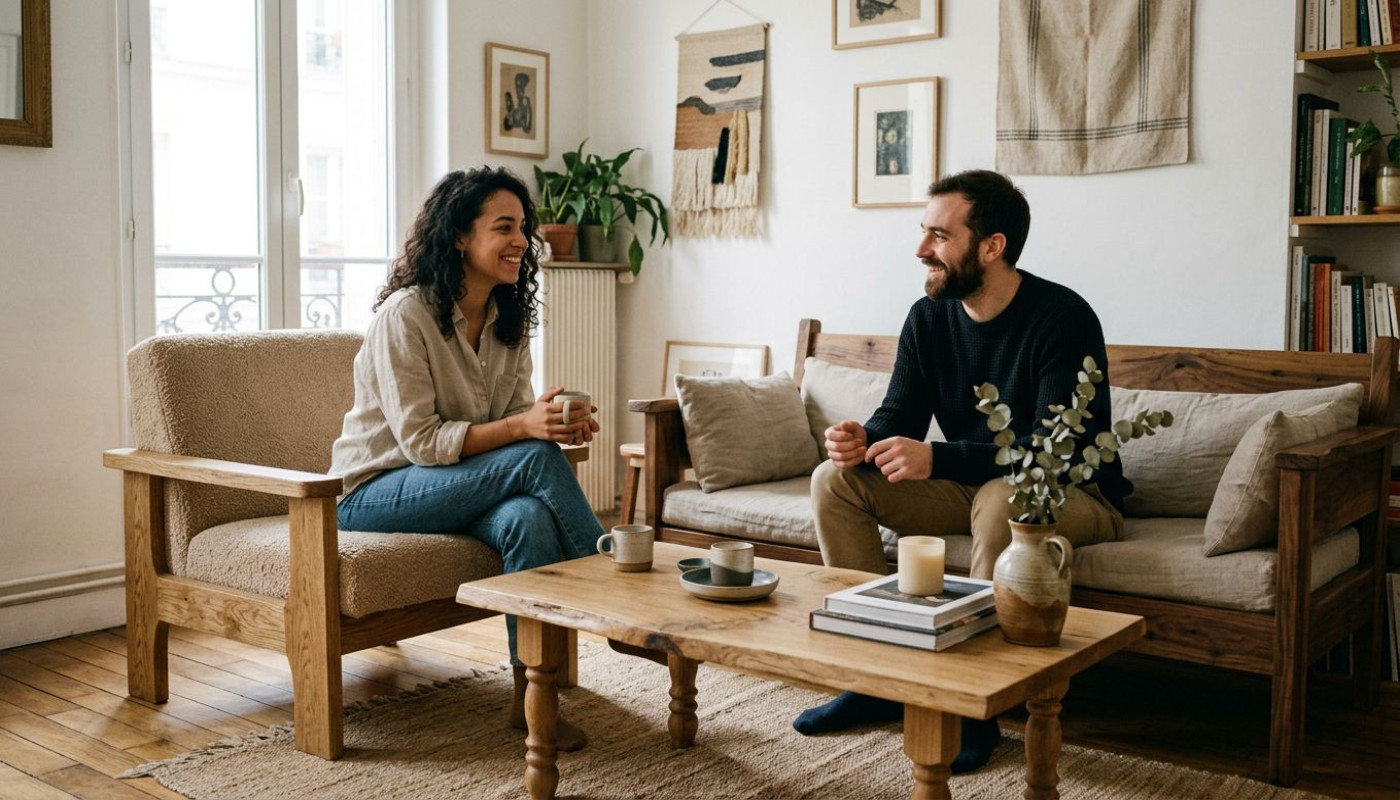 La révolution silencieuse du mobilier artisanal dans nos salons
